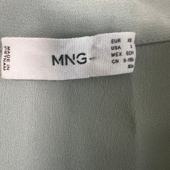 Mango Light Blue Mini Dress - Picture 4 of 12